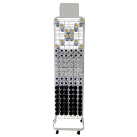 1PZ ESPOSITORE 132 BOMBOLETTE SPRAY (VUOTO)