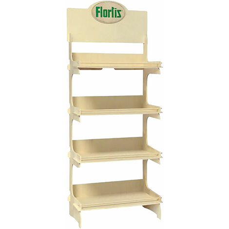 1PZ ESPOSITORE DA TERRA 'FLORTIS' cm 66 x 38 x h.190