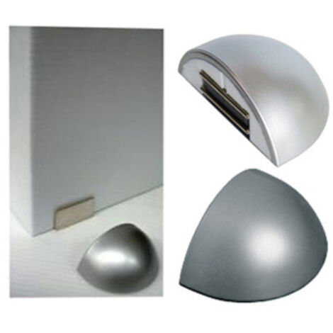 1PZ FERMAPORTE MAGNETICO CON BIADESIVO COLORE MARRONE