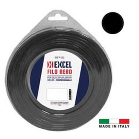 1PZ FILO PER DECESPUGLIATORE IN NYLON TONDO  -  mm.2,4 in matassa da mt.15