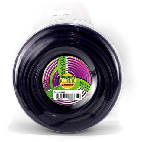1PZ FILO TONDO PER DECESPUGLIATORE PLATINO Col. Viola  Ø mm. 3,3x15 mt. (gr. 13