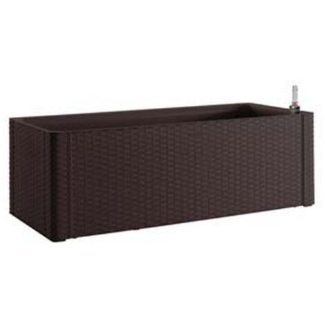 1PZ FIORIERA NATURAL DELUXE MOKA RETTANGOLARE   - cm.100x43x33h. -lt.90