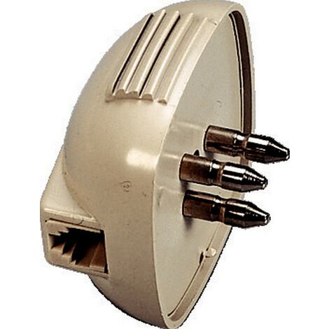 1PZ FME ART. 22.070 SPINA PER TELEFONO,TRIPOLARE ,PRESA PLUG 6/4C