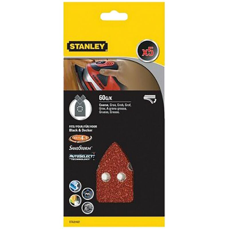 Stanley - 1PZ foglio in carta abrasiva per