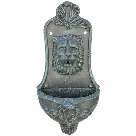 1PZ FONTANA A PARETE MODELLO 'LINCE' antracite - foro d. 12 mm