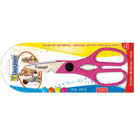 1PZ FORBICI DA CUCINA MULTIUSO lame temperate acciaio inox