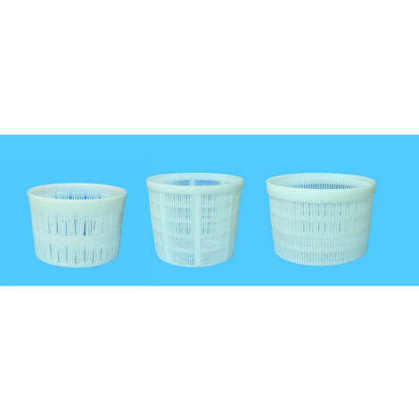 1PZ FORMA PER FORMAGGIO CROTONESE Ï cm. 19,5x17,5x 13,5 h capacitÓ gr. 2.500