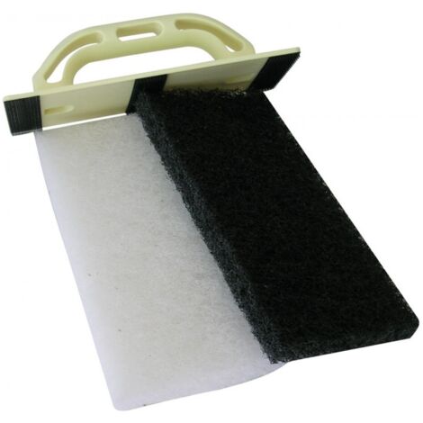1PZ FRATTAZZO PER PIASTRELLE + 2 TAMPONI  cm. 25x12