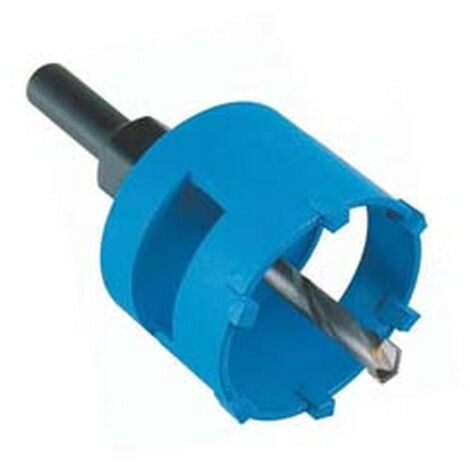 1PZ FRESA A TAZZA CON TAGLIENTI IN METALLO DURO PER EDILIZIA -  mm.40, 5 denti