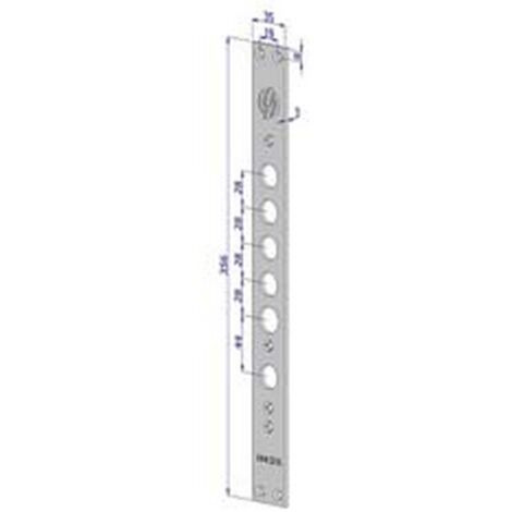 1PZ FRONTALE PER SERRATURE PORTE BLINDATE IN ACCIAIO INOX INTERNO 28 FR2530 - (FR2530XAI28)