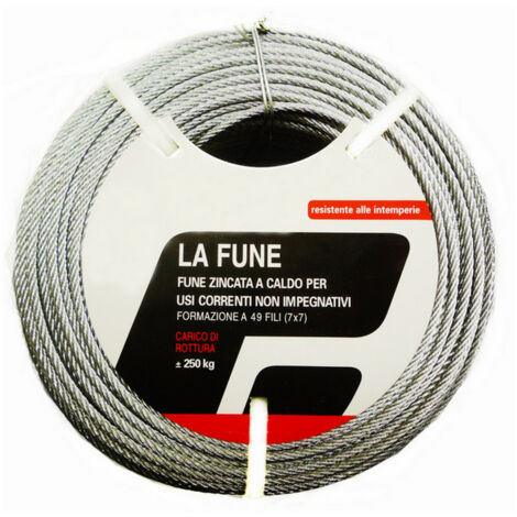 1PZ FUNE PER ARGANELLI Ï mm. 2,4  mt. 6