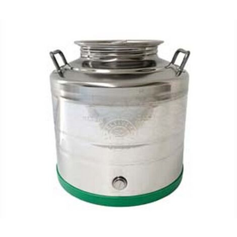 1PZ FUSTO INOX PER OLIO SALDATO LT.30