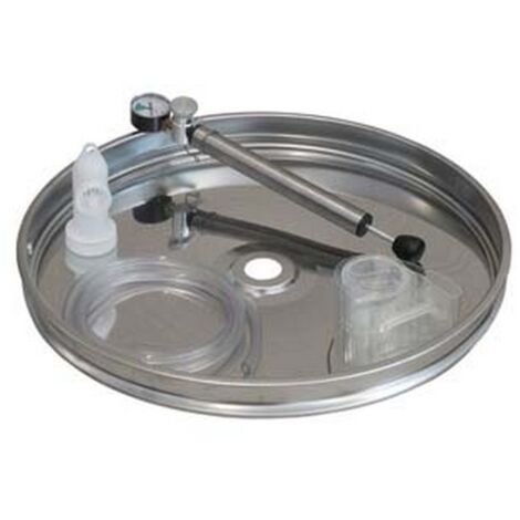 1PZ galleggiante ad aria inox completo -  mm.540 per contenitore inox da lt.200