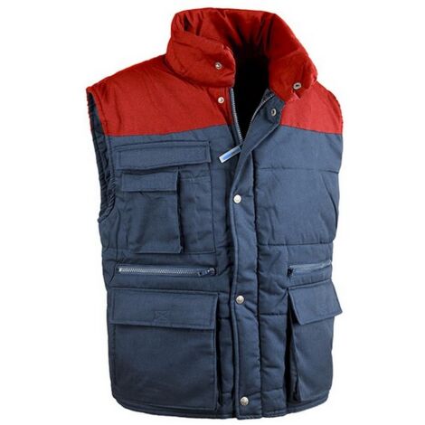 1PZ GILET ANTARES TOP Col. Blu Navy/Rosso  Mis. M