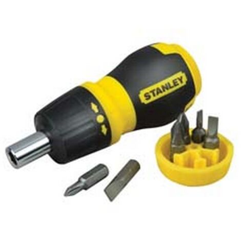 1PZ giravite nano a cricchetto con 6 inserti - (0-66-358)