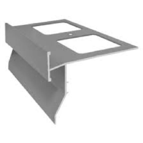 1PZ GOCCIOLATOIO BALCONI/TERRAZZE 'TOP' alluminio larghezza 95 mm