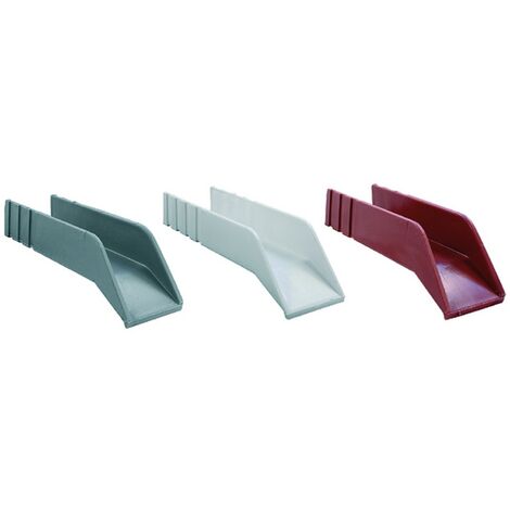 1PZ GOCCIOLATOIO PER TERRAZZI cm 6 x 23 rosso