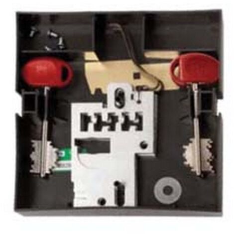 1PZ GORGES DOPPIA MAPPA CON 3 CHIAVI SCANALATE 91184/107 - per serie 52, gambo mm.60, ambidestre