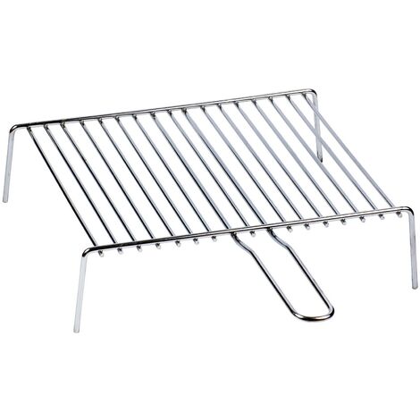 1PZ GRATICOLA CROMATA PER CAMINO CM. 30X30