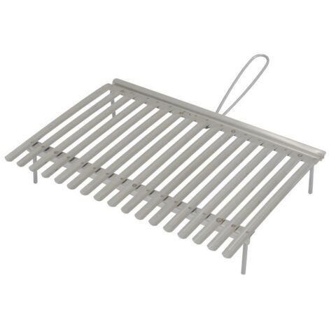 1PZ GRATICOLA IN ACCIAIO INOX CON RACCOGLI SUGO cm. 50x35