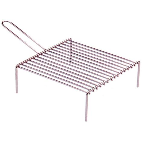 1PZ GRATICOLA MULTIUSO ACCIAIO CROMATO cm. 30x30