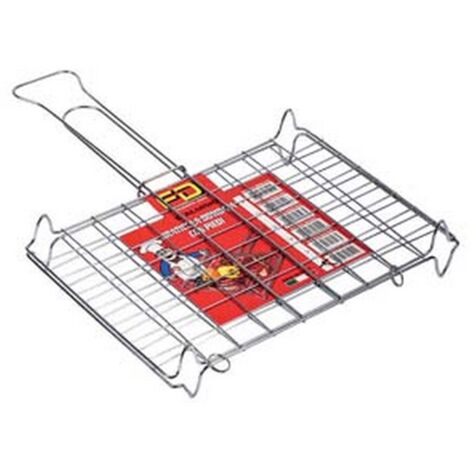 1PZ GRIGLIA A RETE DOPPIA CON PIEDI - cm.22x27