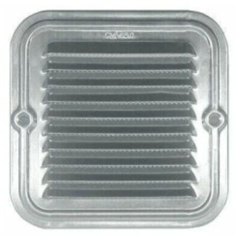 1PZ GRIGLIA AERAZIONE ALLUMINIO CON RETE  14X14 CM