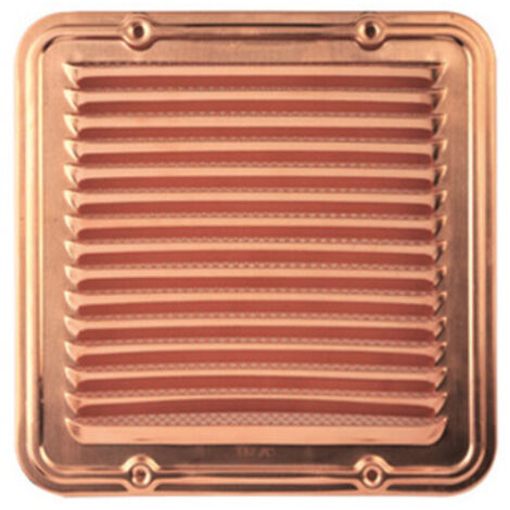 1PZ GRIGLIA AERAZIONE RAME 23X23 CM