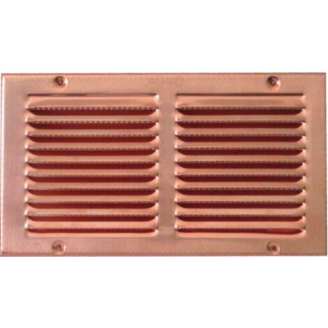 1PZ GRIGLIA DI AERAZIONE IN RAME  mm. 250x140
