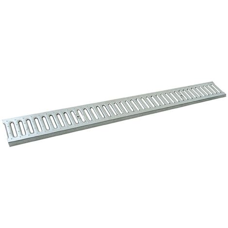 1PZ GRIGLIA ZINCATA PER CANALETTA A15 cm 99,5 x 12,6 x H. 2,0