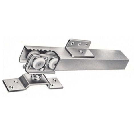 1PZ GUIDA IN ALLUMINIO PER PORTE SCORREVOLI 71/90 CM IN KIT