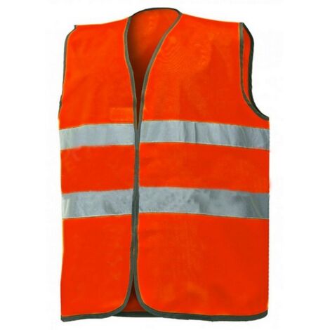1PZ Industrial Starter GILET ALTA VISIBILIT+ Col. Arancio fluo Tg. Unica