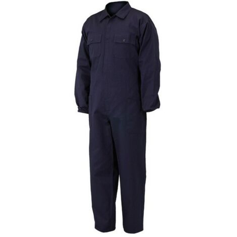 1PZ Industrial Starter TUTA CON CERNIERA 100% COTONE Col. Blu Tg. L