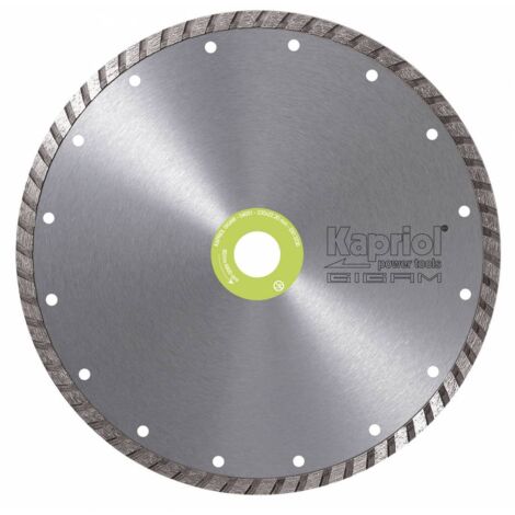 1PZ KAPRIOL DISCO DIAMANTATO CORONA CONTINUA MM 230 GRANITO MARMO CEMENTO ARMA