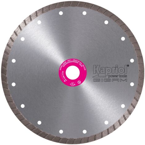 1PZ KAPRIOL DISCO DIAMANTATO CORONA CONTINUA MM 230 TURBO