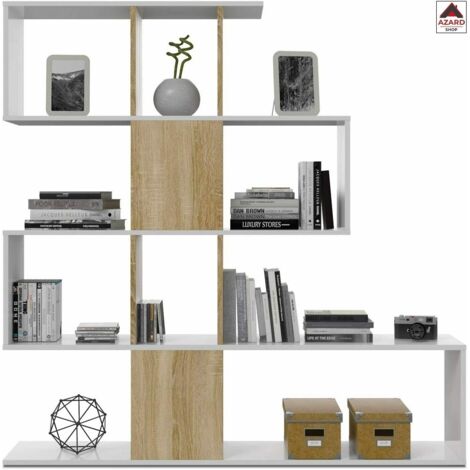 1PZ KIT LIBRERIA ZIG ZAG 145X28X145 BIANCO CANADIAN