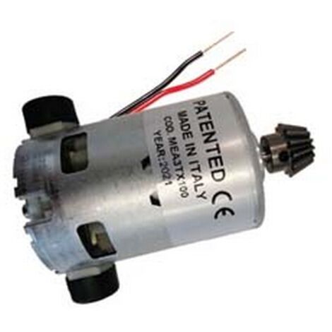 1PZ KIT MOTORE CON PIGNONE PER BACCHIATORE ELETTRICO OLIVGREEN A3