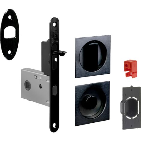 1PZ KIT PER PORTE SCORREVOLI EASY G500T CON NOT NERO