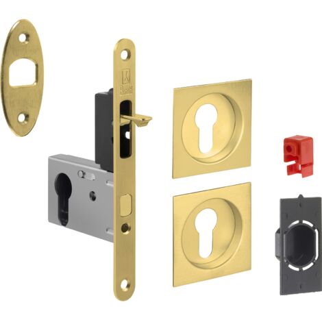 1PZ KIT PER PORTE SCORREVOLI EASY G500T YALE ORO LUCIDO