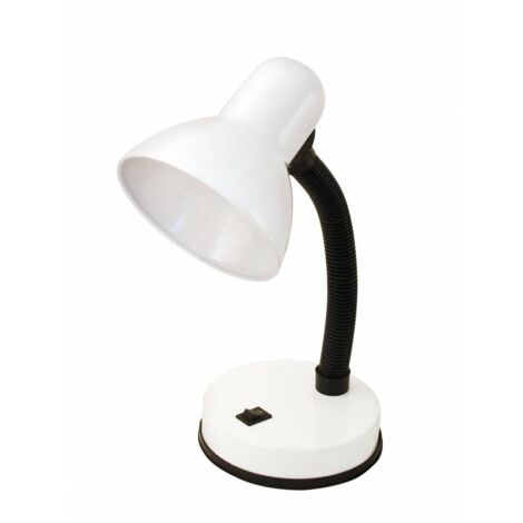 1PZ LAMPADA DA SCRITTOIO E27 CHARLESTON BIANCO