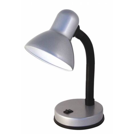1PZ LAMPADA DA SCRITTOIO E27 CHARLESTON SILVER