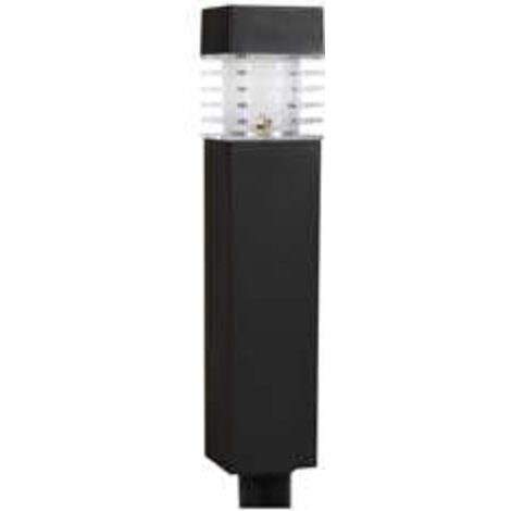 1PZ LAMPADA SOLARE PLASTICA QUADRA - cm.6,5x6,5x30,5h.