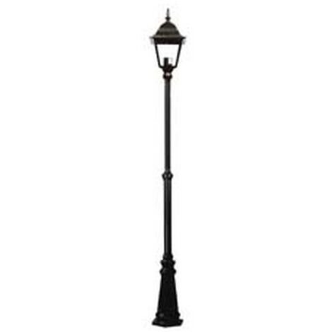 1PZ LAMPIONE SU PALO MODELLO NEW YORK - 100w IP44 cm.210h. colore nero
