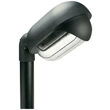 1PZ LANTERNA TESTA-PALO 'RESIDENCE' 60 W - cm 34 x  24 x  19 nero