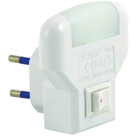 1PZ LUCE SPIA NOTTURNA A LED 2 led - colore bianco