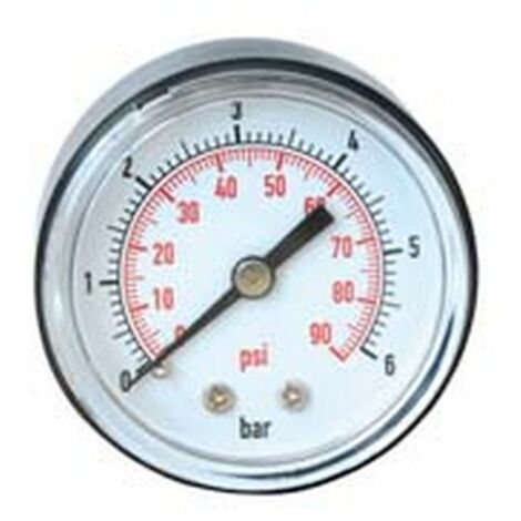 1PZ MANOMETRO PER POMPE CON ATTACCO POSTERIORE - DN  mm.50 attacco posteriore raccordo M 1/4"