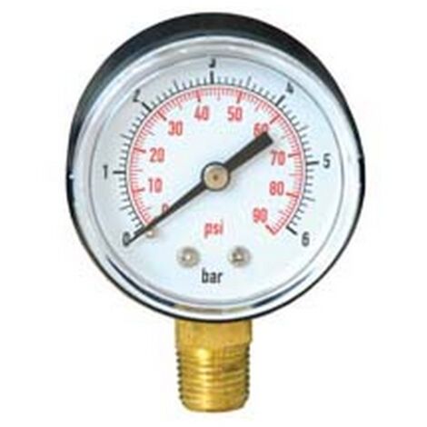 1PZ MANOMETRO PER POMPE CON ATTACCO RADIALE - DN mm.50 attacco radiale raccordo M 1/4"