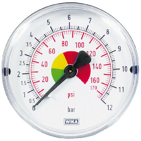 1PZ MANOMETRO TONDO ø 40 - Fil. 1/8