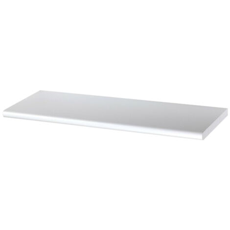 1PZ MENSOLA MURALE STONDATA Col. Bianco cm. 60x20x1,8