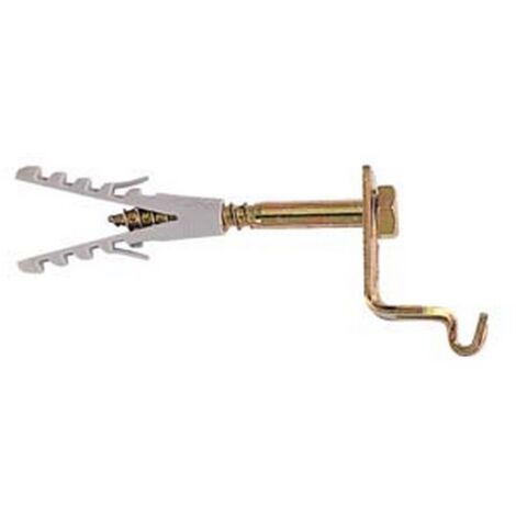 1PZ MENSOLE DI FISSAGGIO PER PIASTRE RADIANTI "TF" - TF 3 gola mm.8 tassello mm.10